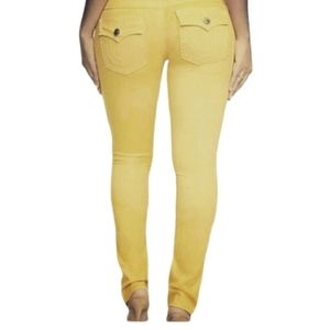 True Religion Serena Yellow Denim Jeans EUC sz 24